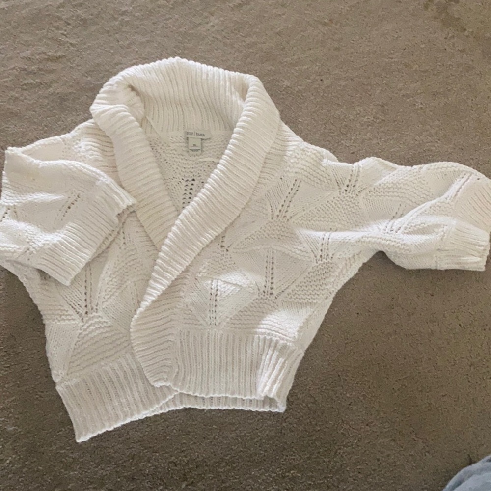 White House Black Market sweater shrug